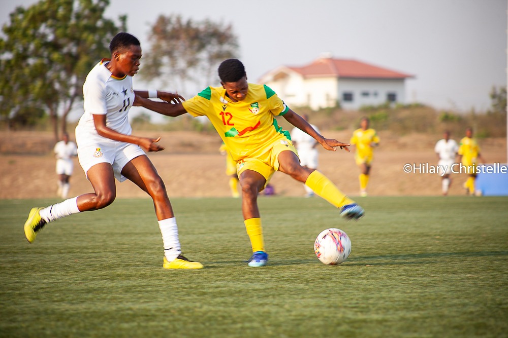 Tournoi UFOA U17 : la petite Christiana Ashiaku s’offre un triplé face au Bénin
