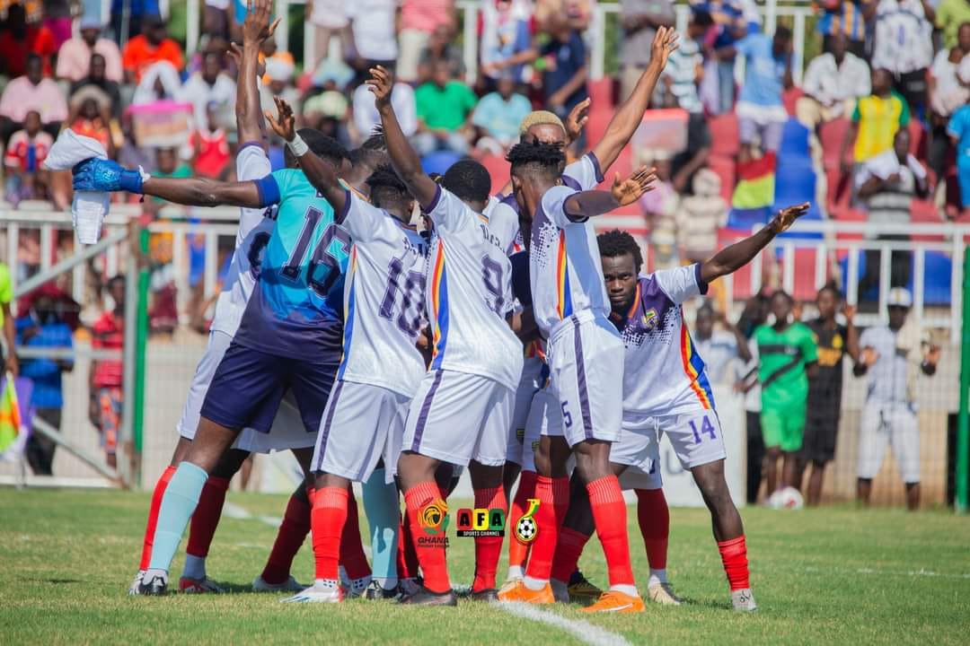 Ghana Premier League: Wayo brace rescues Hearts of Oak from the claws of Accra Lions