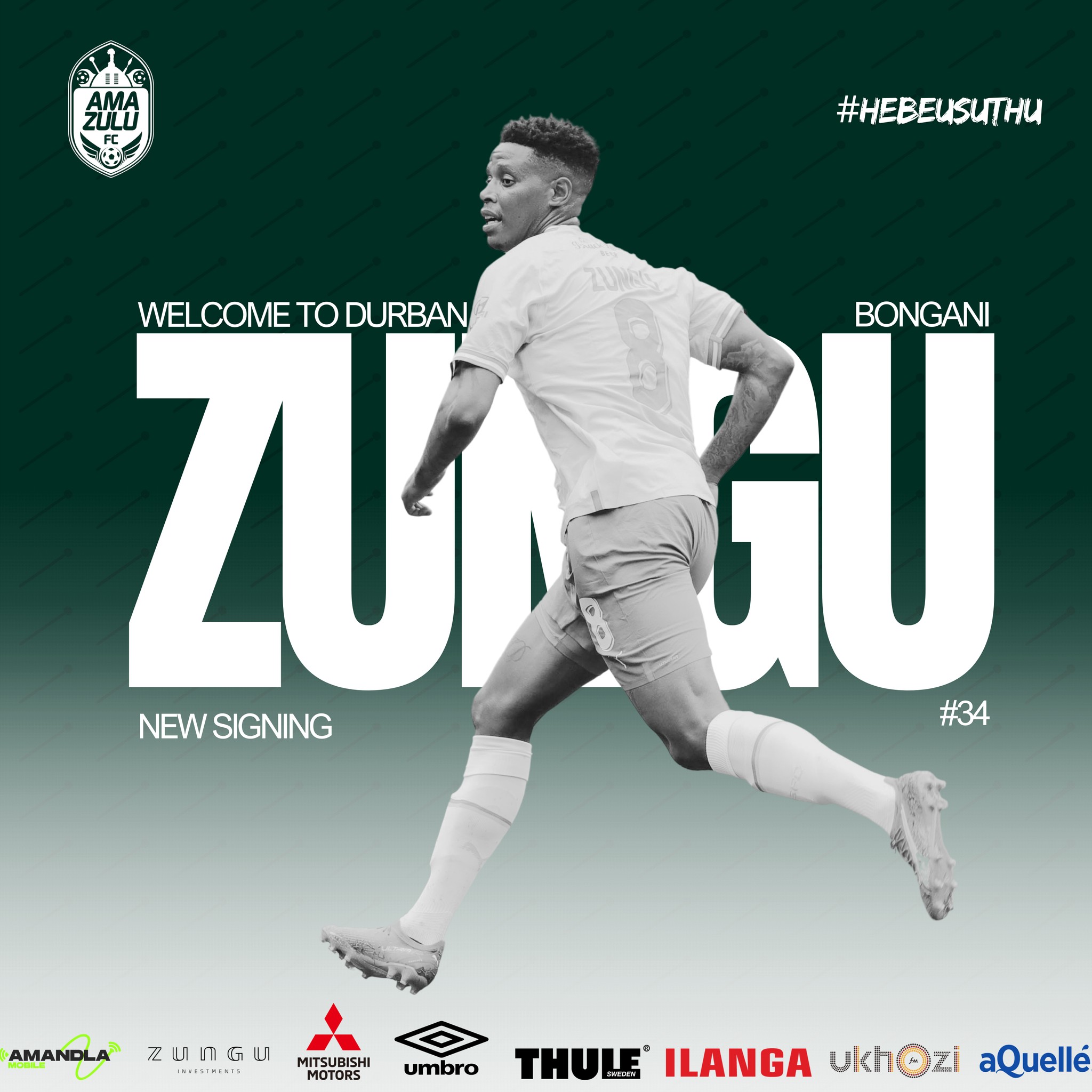 Former Bafana Bafana midfielder Zungu signs with AmaZulu