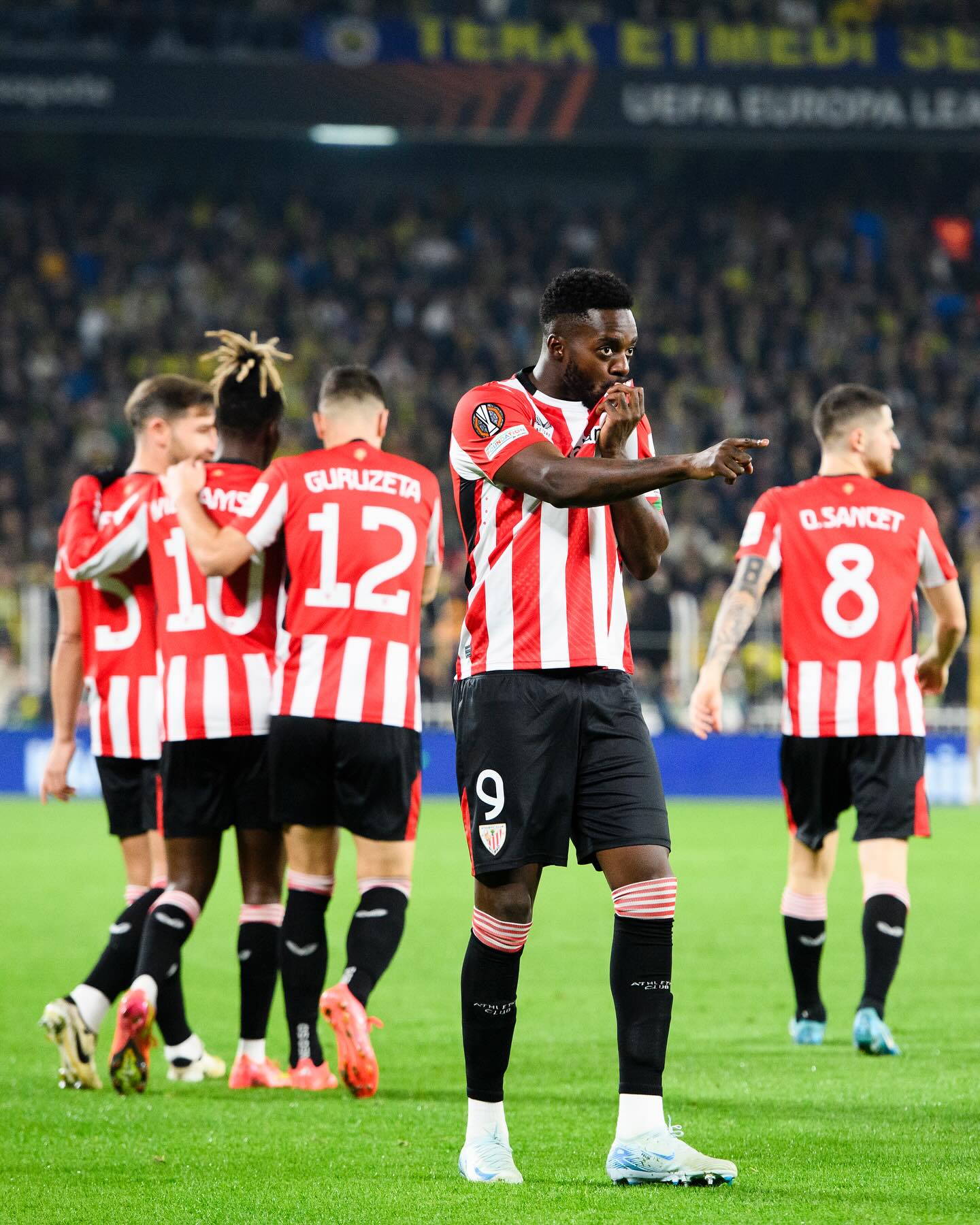 Europa League: Ghana forward Inaki Williams’ brace shocks ten-man Fenerbahce