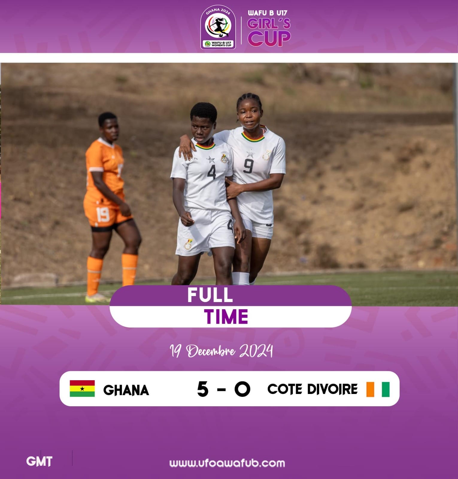 WAFU Zone-B U-17 Women’s Cup: Ghana thump Ivory Coast to book final spot