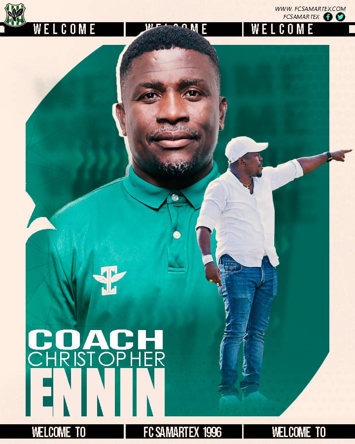 FC Samartex appoint Christopher Ennin as new coach for the rest of the season