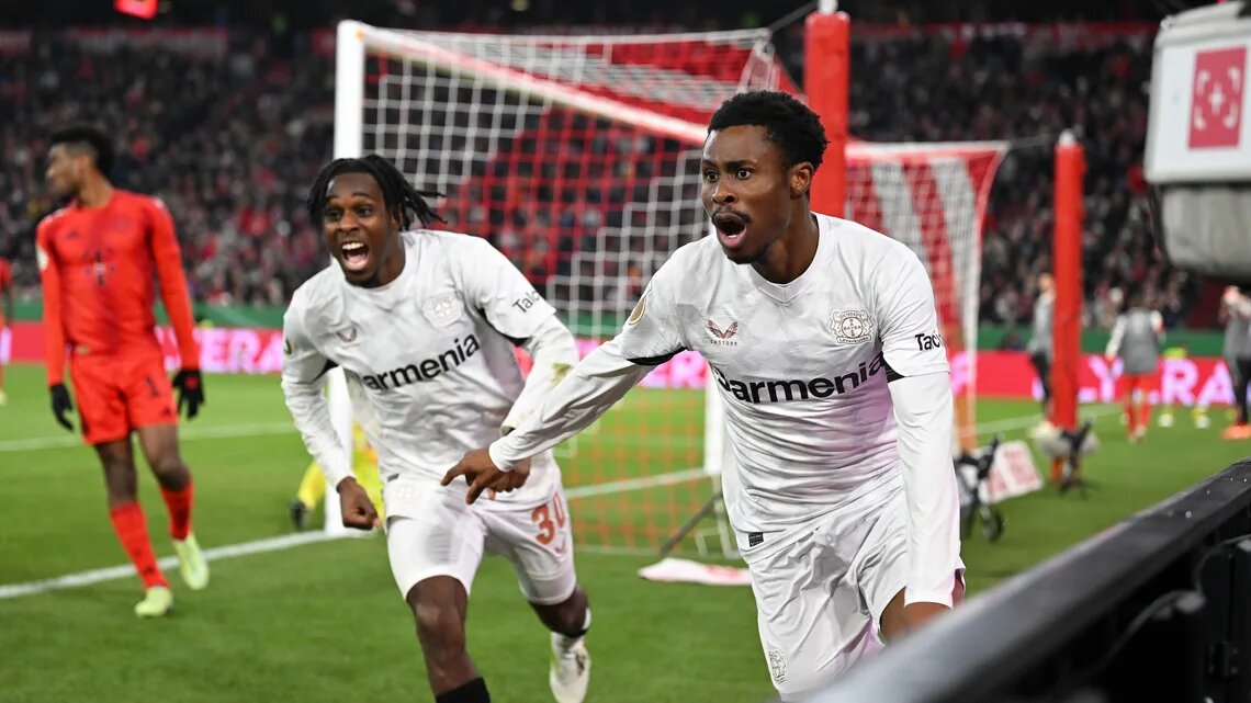 Super Eagles star Tella strikes as Bayer Leverkusen eliminate Bayern Munich