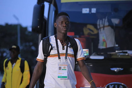 Allan Oyirwoth with the Uganda national team at the 2024 African Games in Accra, Ghana