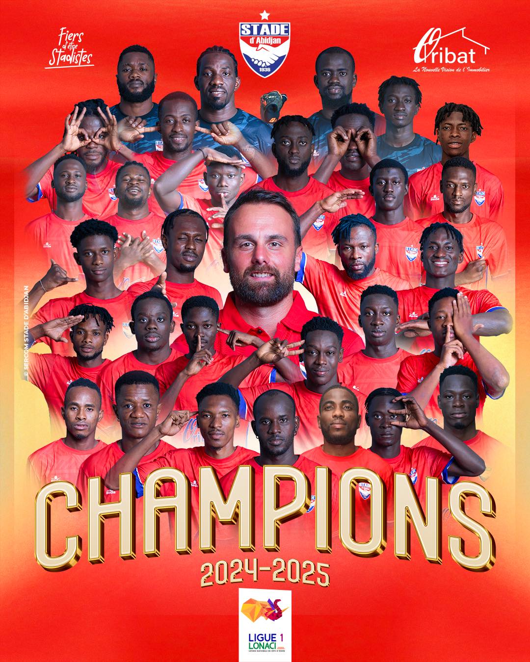 Stade d’Abidjan win first Ligue 1 LONACI title since 1969