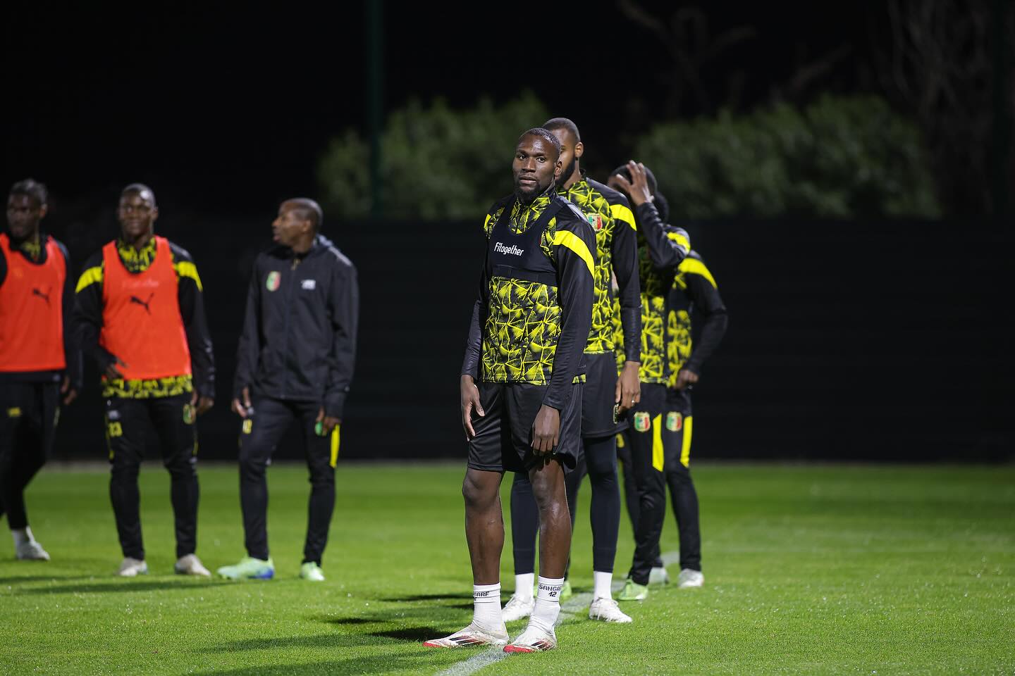 The Eagles of Mali train in Casablanca before Monday clash against Les Fauves
