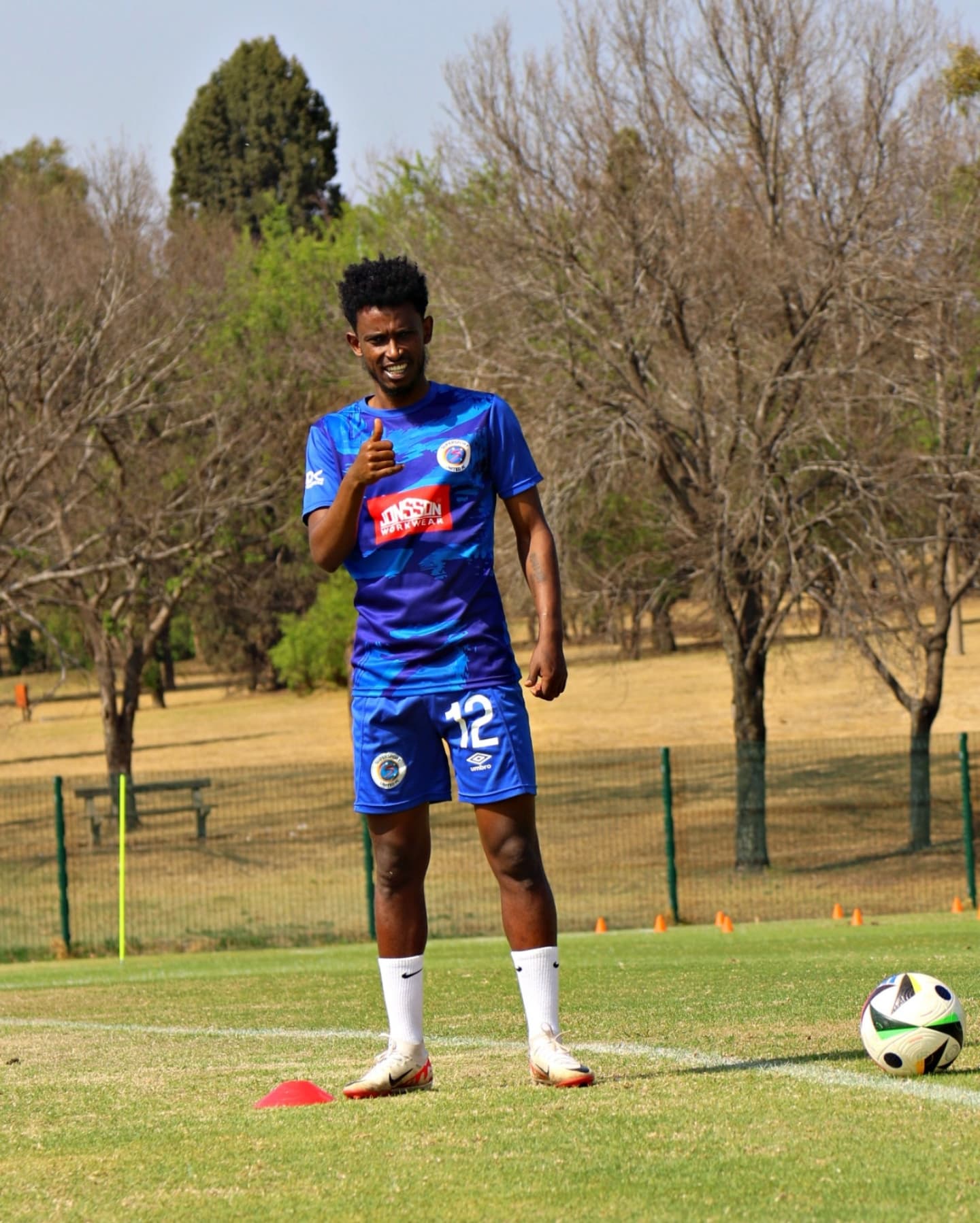 Ethiopian striker Nasir dispels AWOL rumours at SuperSport United