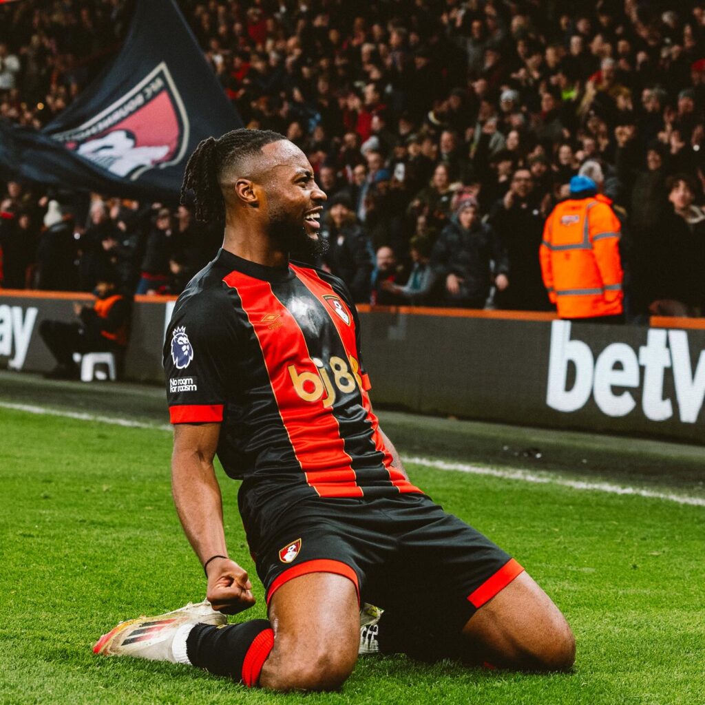 Bournemouth striker Antoine Semenyo looking to shatter Liverpool’s blistering form