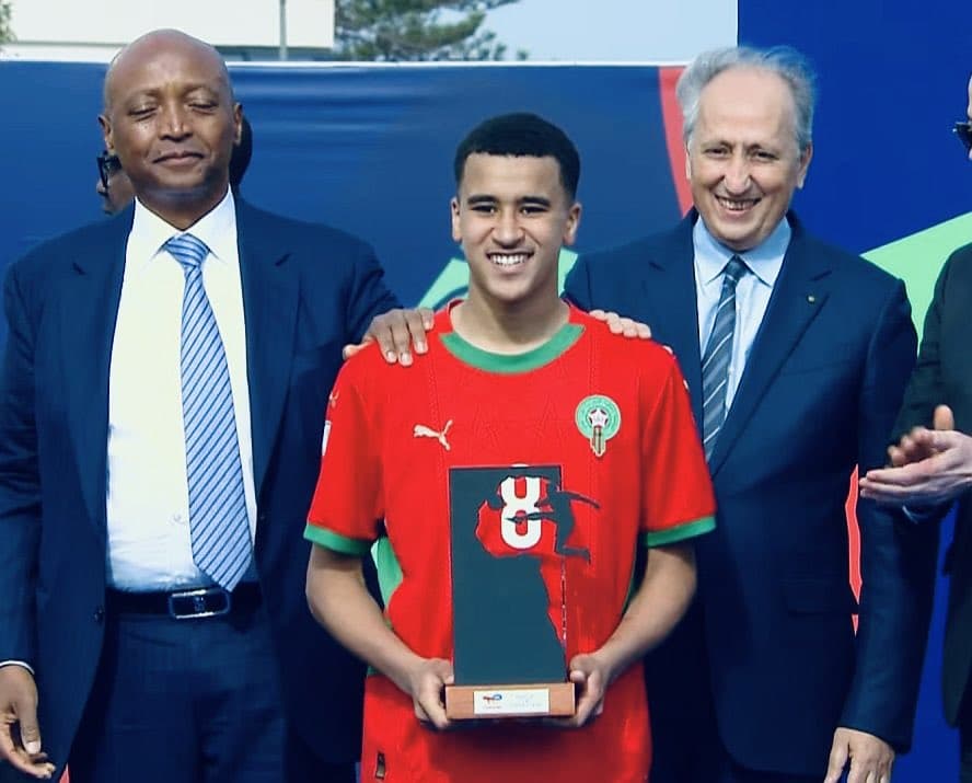 Abdellah Ouazane : L’étoile montante du football marocain, désignée MVP de la CAN U17 2025
