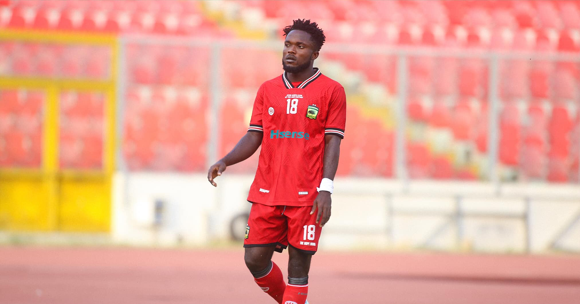 Asante Kotoko striker Albert Amoah ready to take CAF Confederation Cup by storm