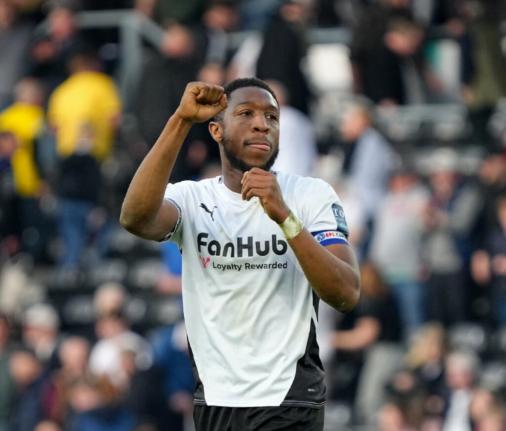 EFL Championship: Gambia midfielder Ebou Adams keeps Derby County afloat with a goal and assist