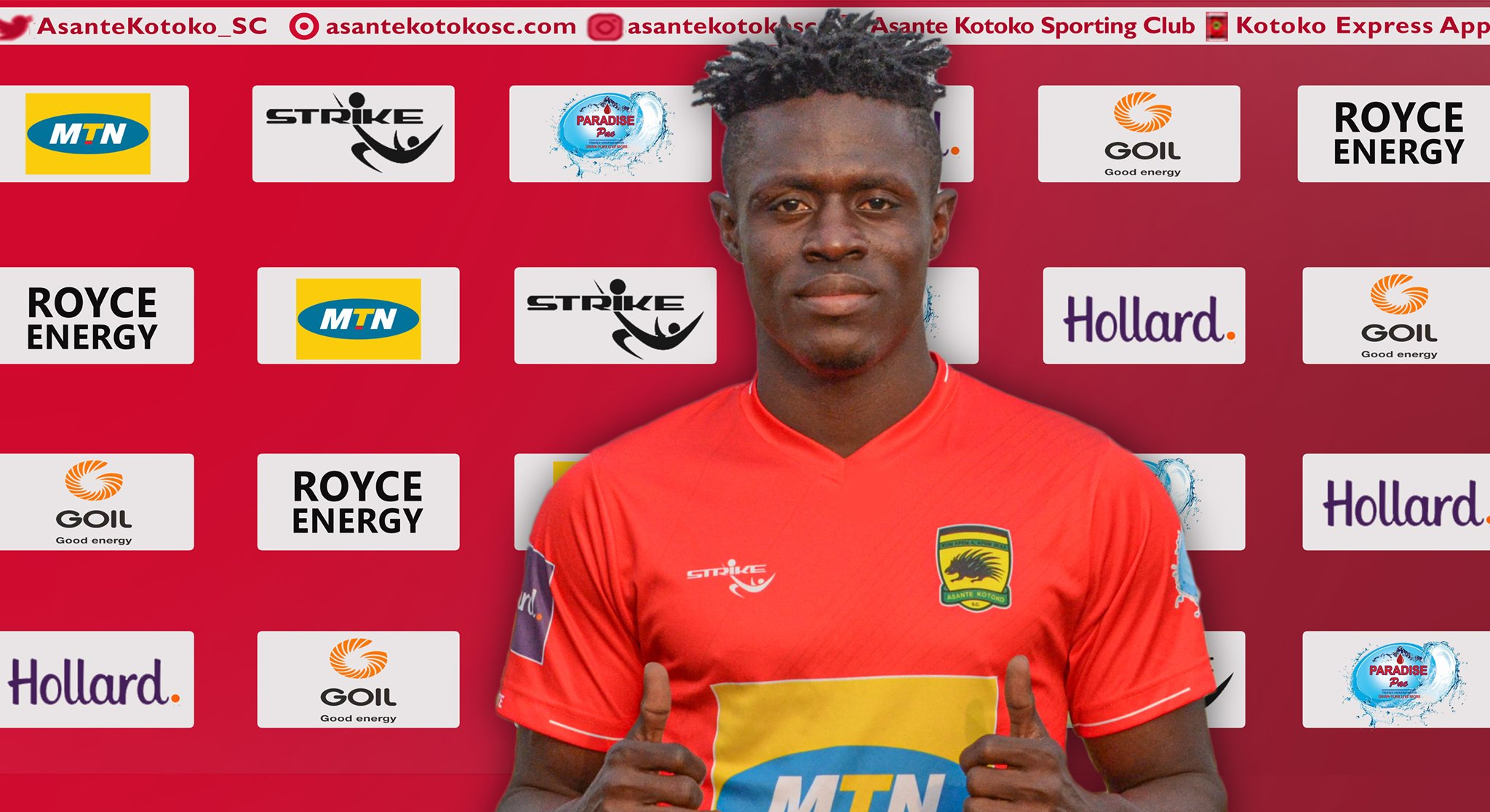 Kotoko striker Kwame Opoku reacts to Ghana national team return after Unity Cup call
