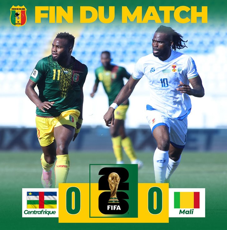 2026 WCQ: Central African Republic frustrates Mali in barren draw