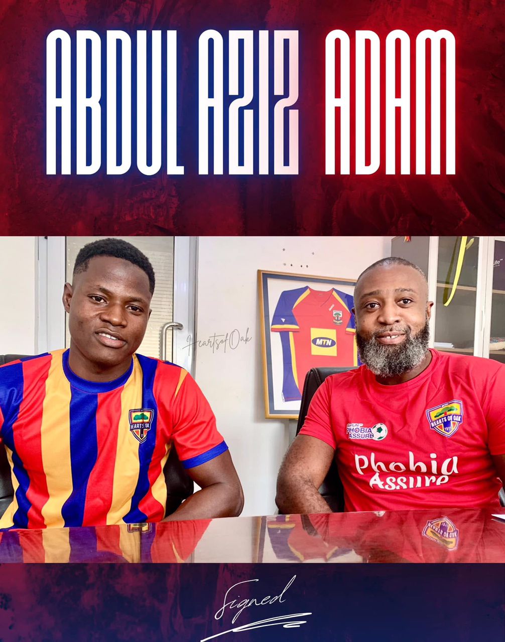 “I was not under pressure playing my debut game for Hearts of Oak” – Aziz Adam