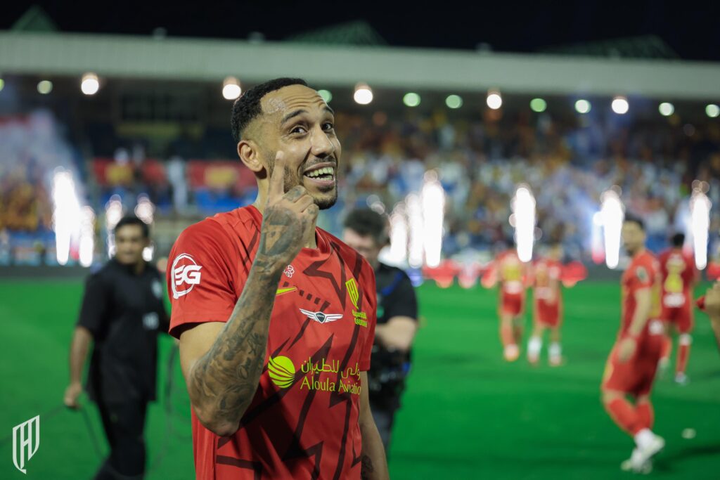 Saudi Arabia: Aubameyang wins it late as Al Qadsiah advances to King’s Cup final