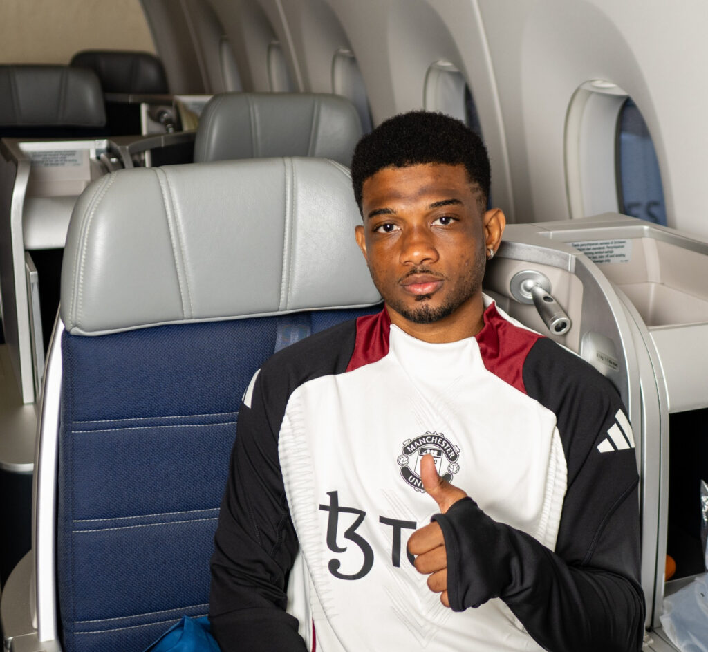 Amad Diallo responds after being caught making obscene gesture to fans in Malaysia