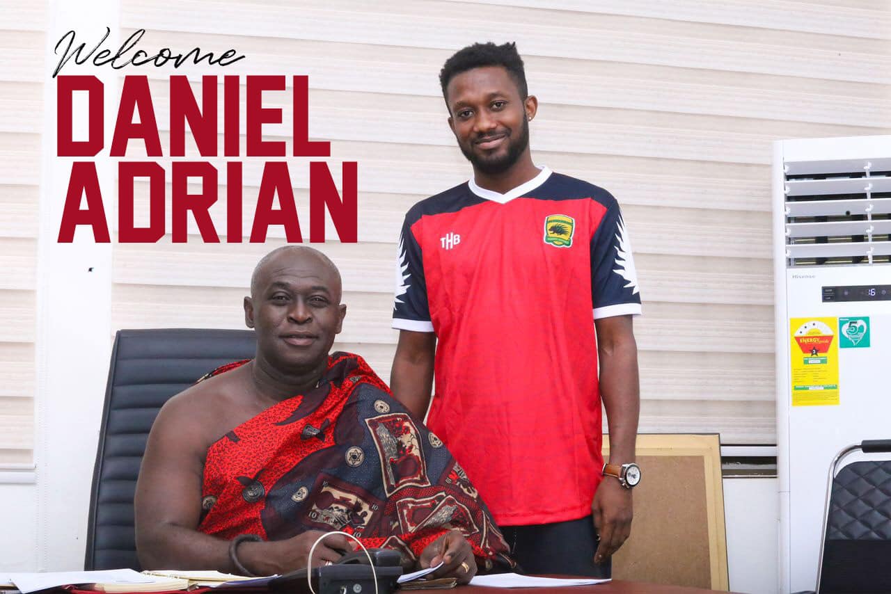 Kotoko coach Ogum explains the reason for signing defender Daniel Adjetey