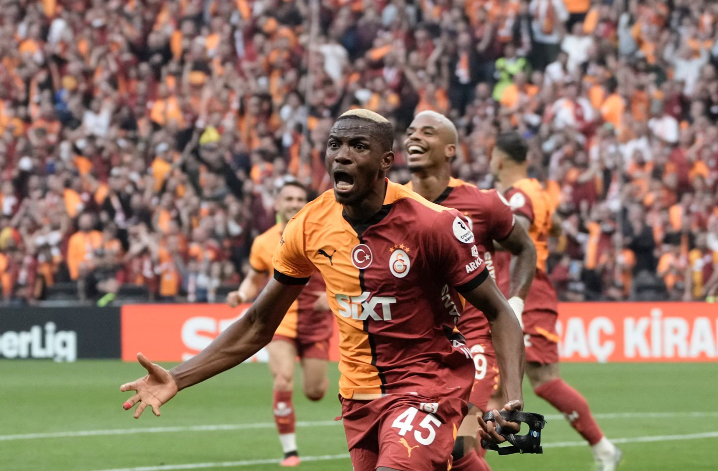 Victor Osimhen scores as Galatasaray retain Turkish top flight title