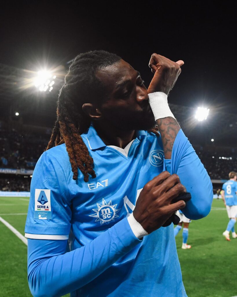 Zambo Anguissa: Cameroon midfielder scores fifth goal of the season as Napoli tame Juventus