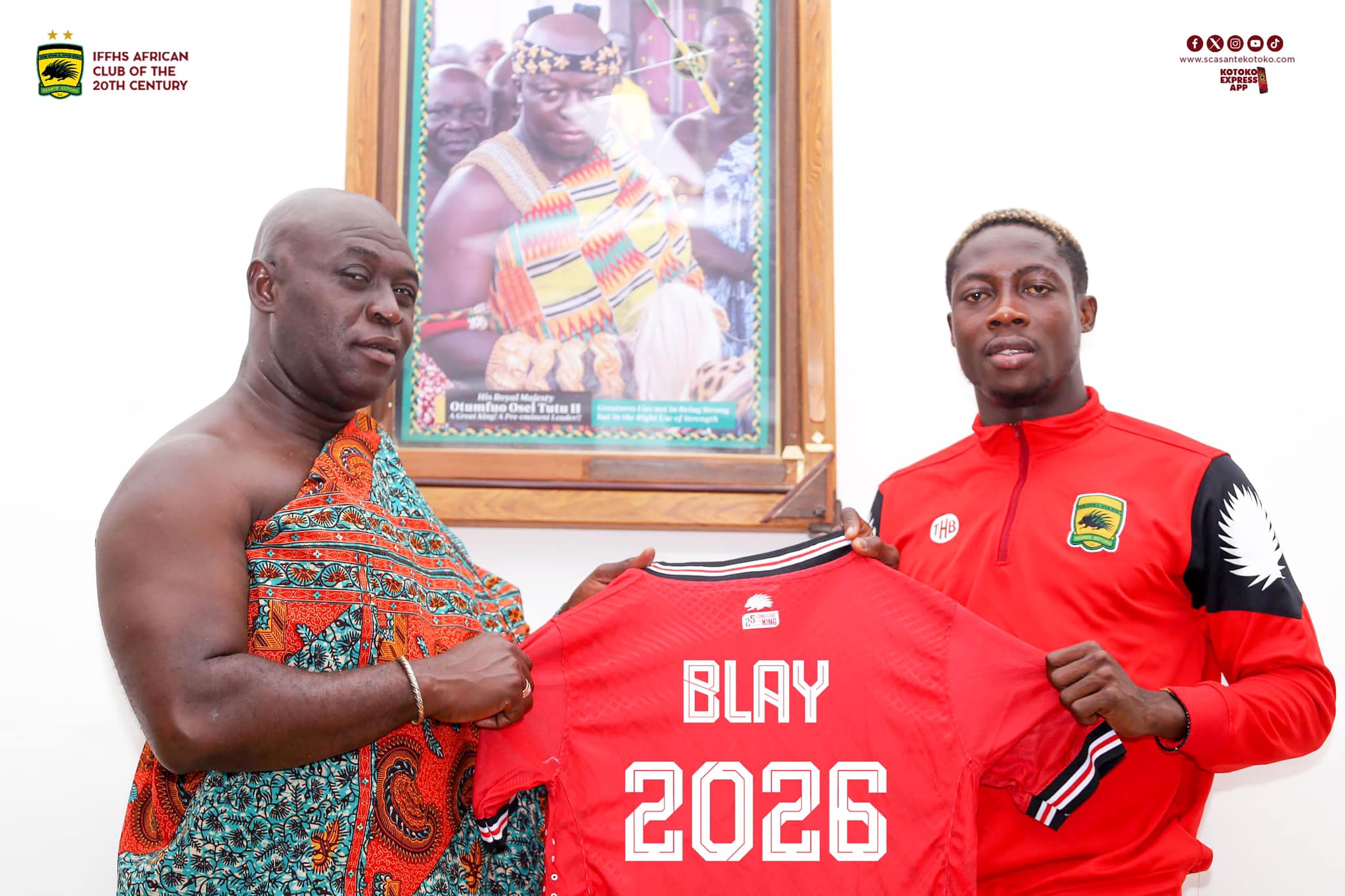 “I will pay back the confidence reposed in me” – Justice Blay after Kotoko’s contract extension