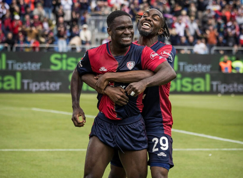 Angolan striker Zito Luvumbo scores as Cagliari defeat Nesta’s Monza