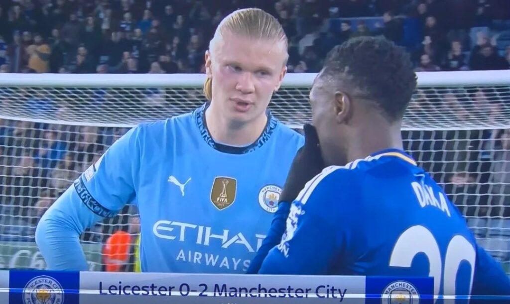 Daka, Haaland attract attention after Leicester and Man City game