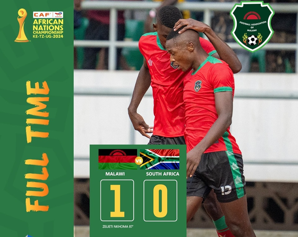 CHAN Qualifying: Malawi Flames edge Bafana Bafana in first leg