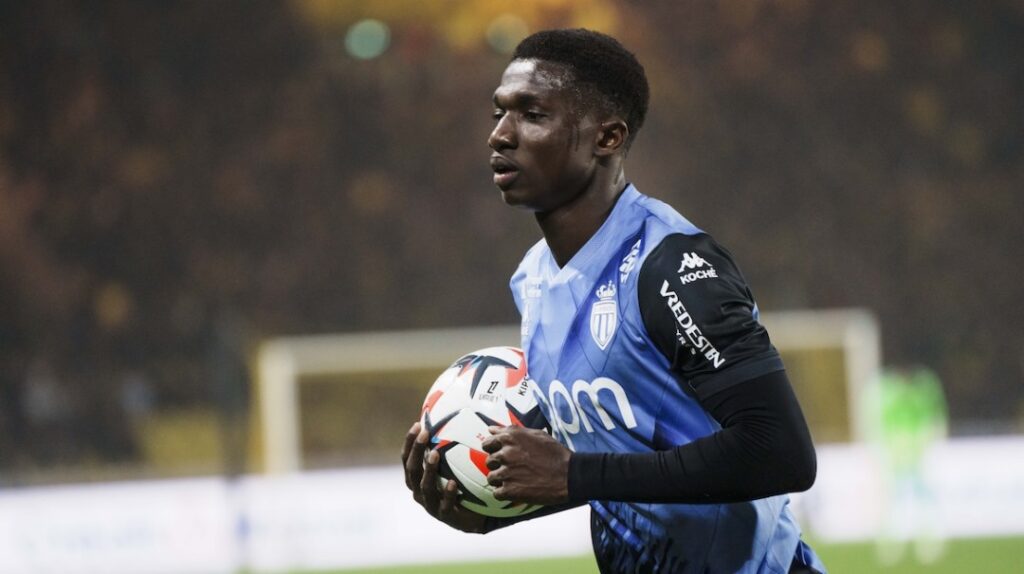 Lamine Camara voted Player of the Month at Monaco