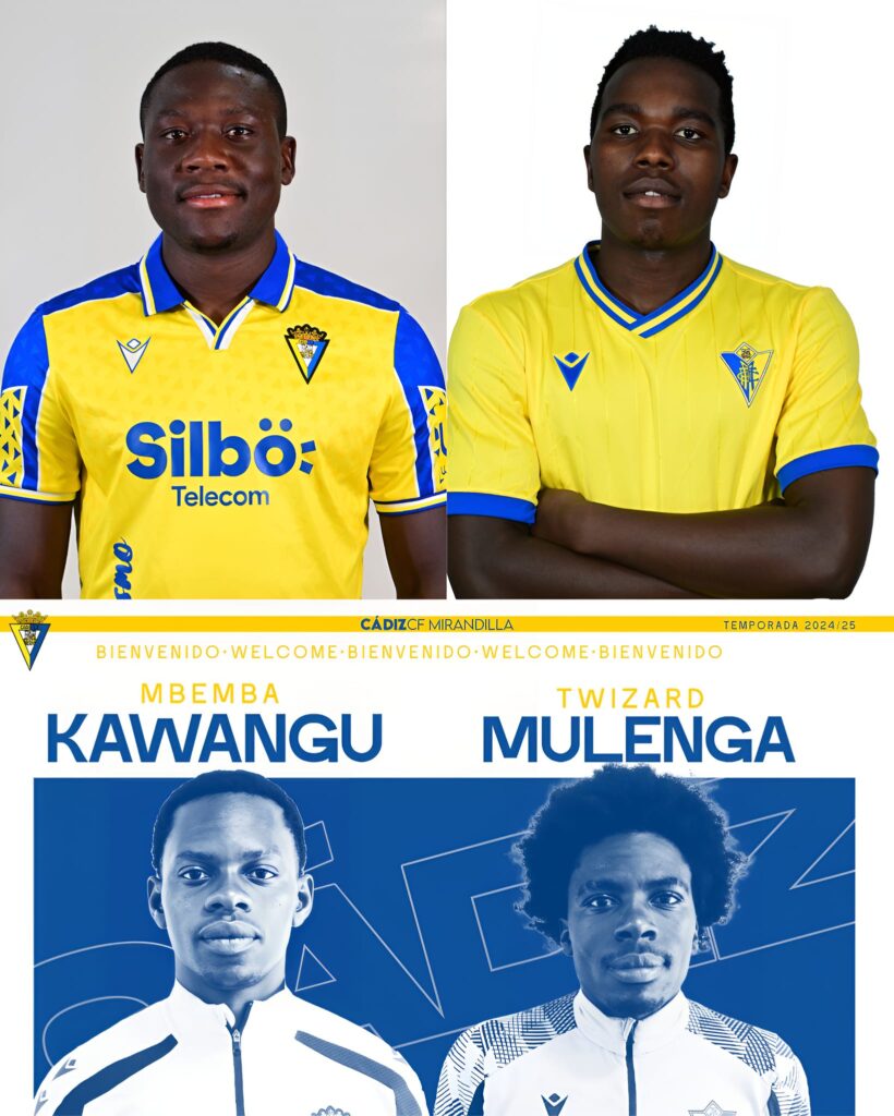 Zambian youngsters sign for Spanish side Cadiz