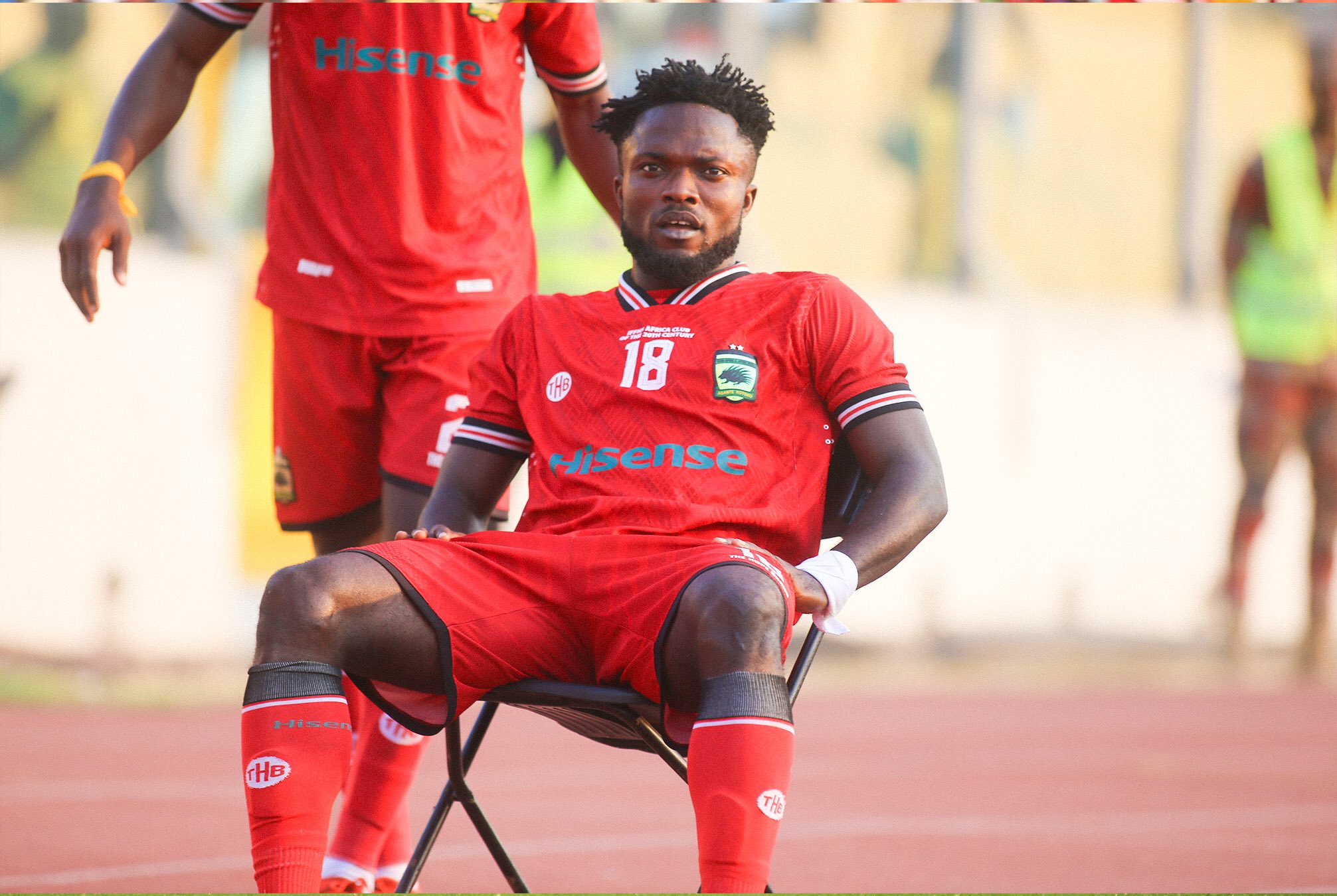 Kotoko striker Albert Amoah reacts to perfect partnership with Kwame Opoku