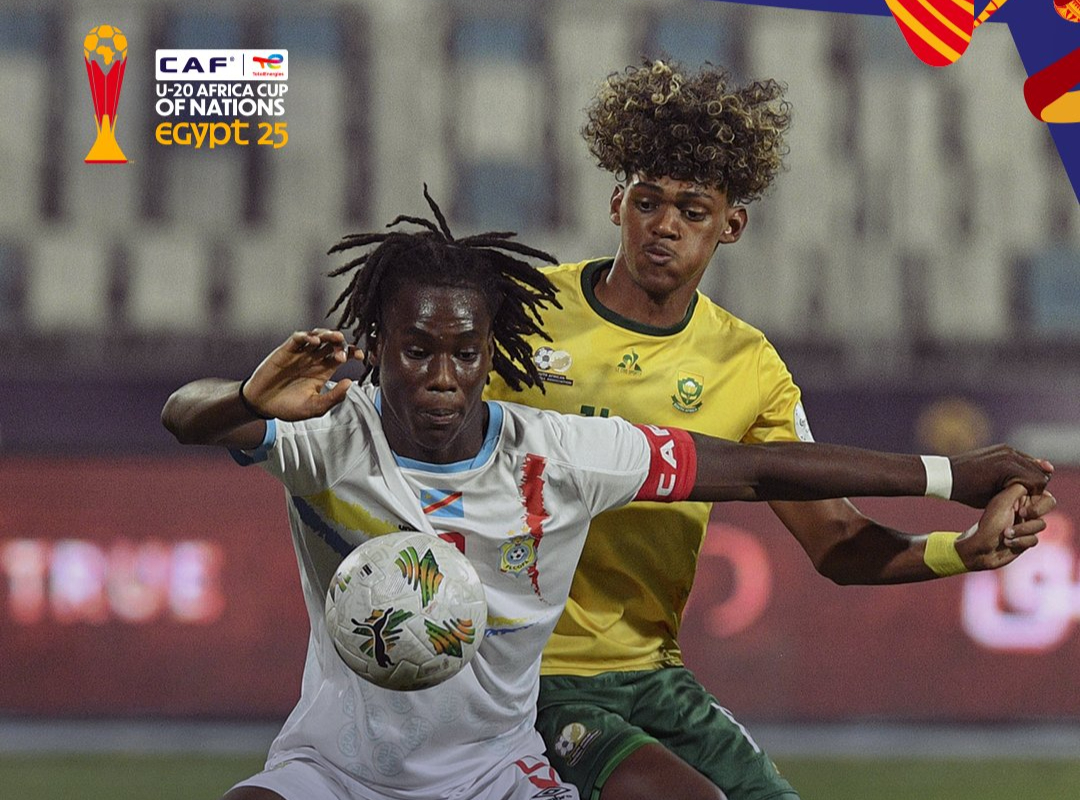 U-20 AFCON: South Africa snatch extra time winner against DR Congo, qualify for U-20 World Cup