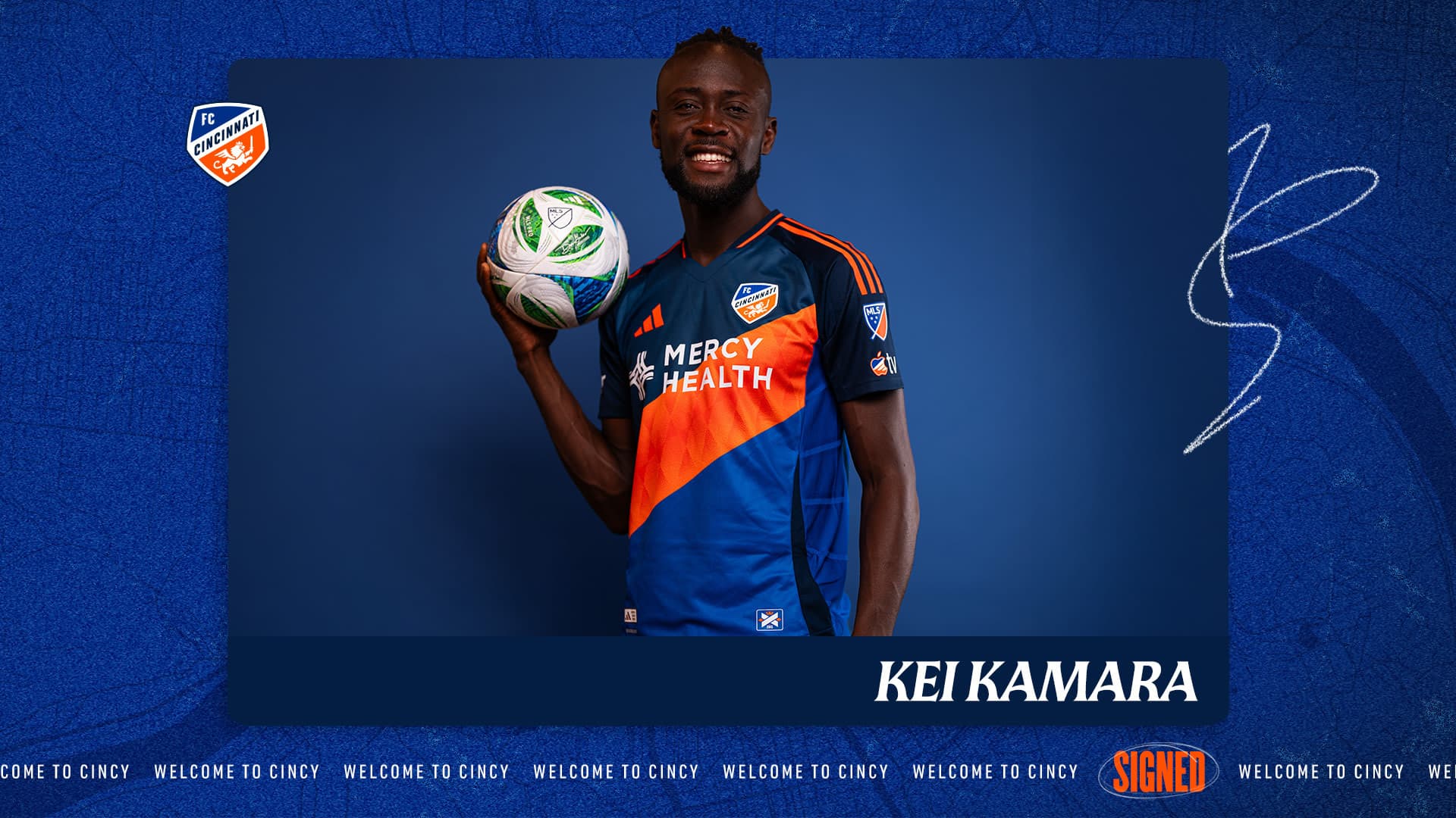 Kei Kamara rejoint officiellement le FC Cincinnati