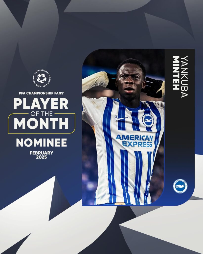 Premier League: Three African internationals nominated for February’s PFA Player of the Month