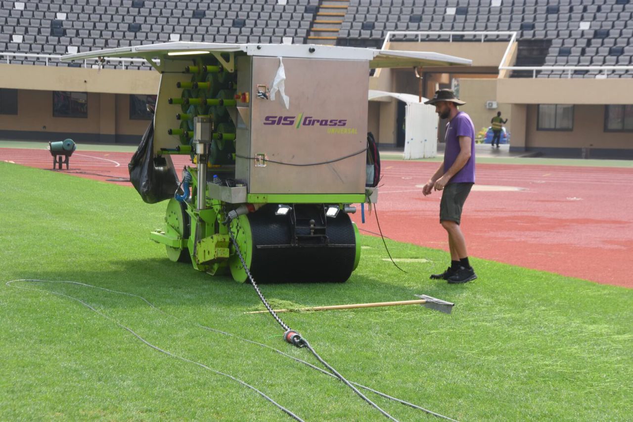 Namboole Stadium undergoes hybrid grass upgrade for 2024 CHAN