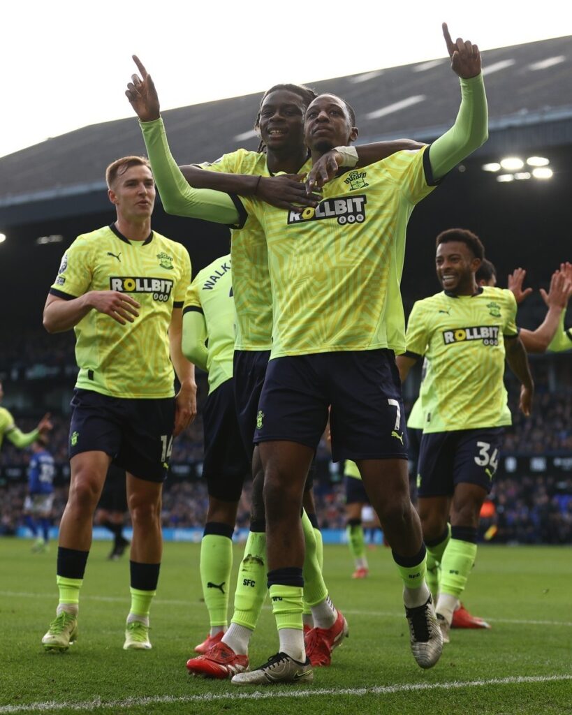 Aribo and Onuachu score to give Southampton first Premier League victory in three months