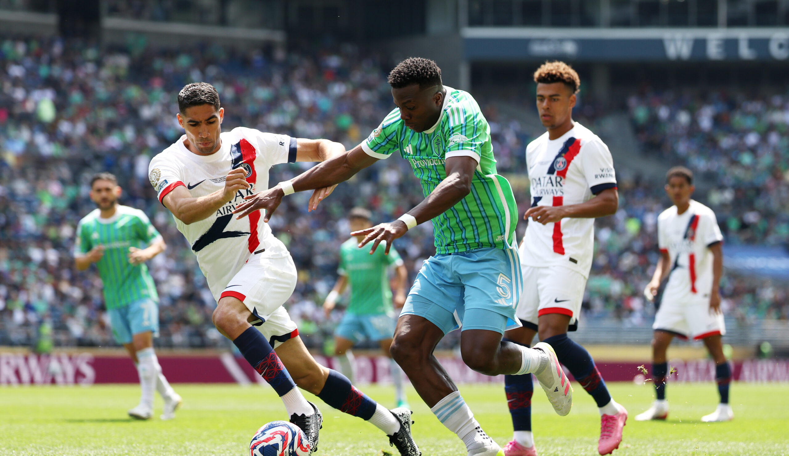 “We had to come back stronger”- MOTM Achraf Hakimi on PSG’s victory over Seattle Sounders