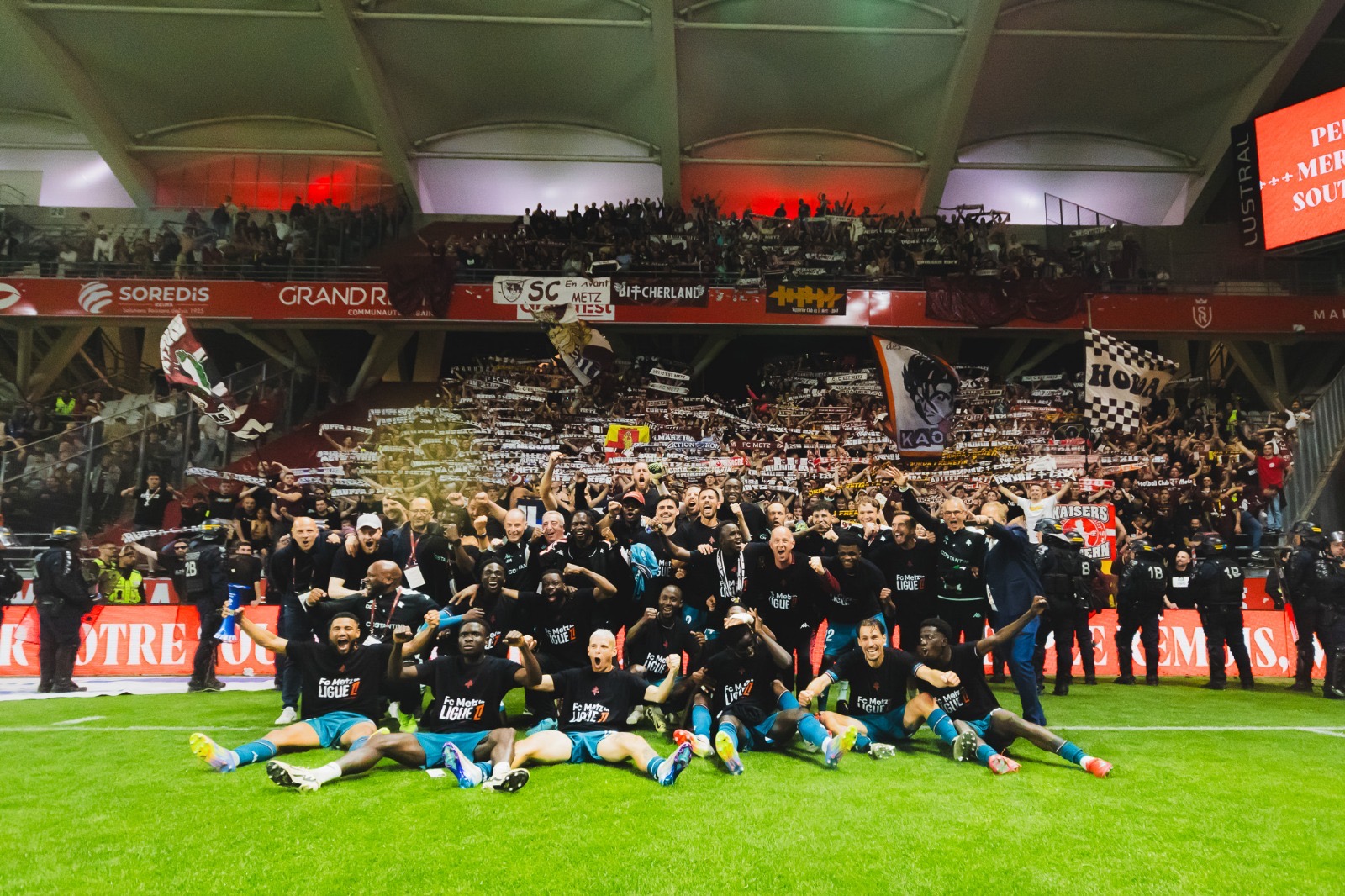 FC Metz and large African contingent upstage Stade Reims to win promotion to Ligue 1