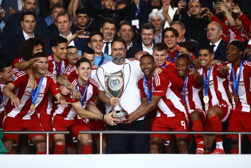 Ayoub El Kaabi with a goal and assist as Olympiacos win Greek Cup to achieve domestic double