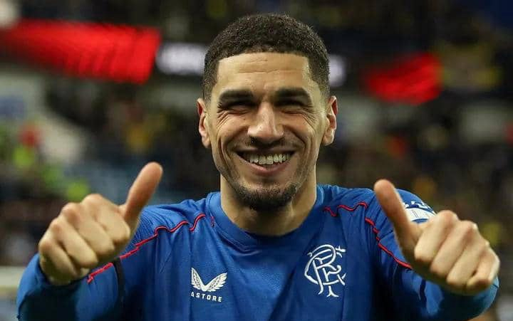 Balogun celebrates Rangers’ win against Aberdeen