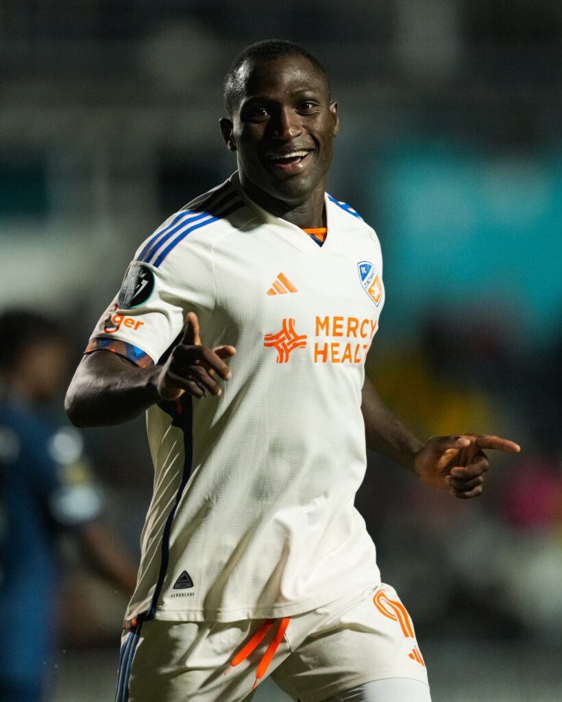 FC Cincinnati record signing Kévin Denkey scores on debut in CONCACAF Champions Cup