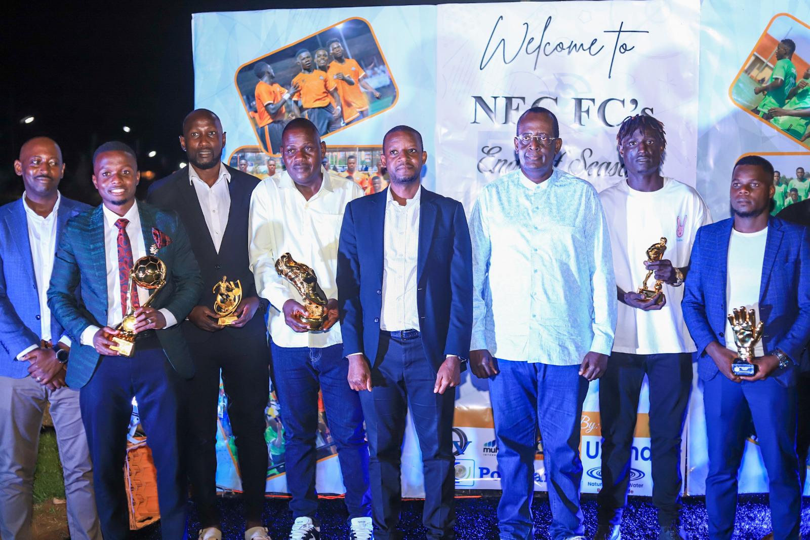 NEC FC honour 2024/25 season’s outstanding performers at Bugolobi dinner gala