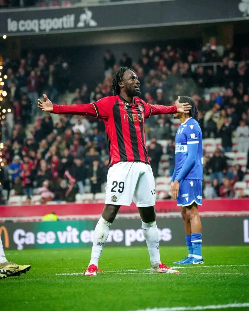 Ligue 1: Guessand on target as Nice held by Auxerre