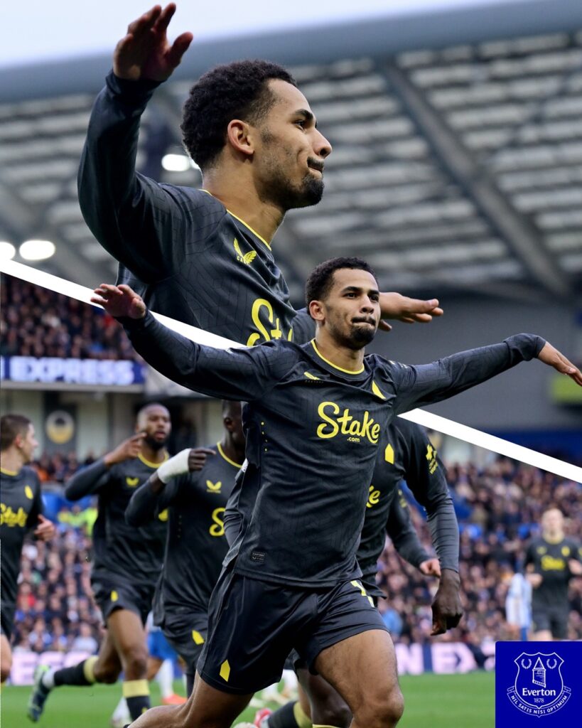 Brighton 0-1 Everton: Illiman Ndiaye’s controversial first-half penalty saves day for the Toffees