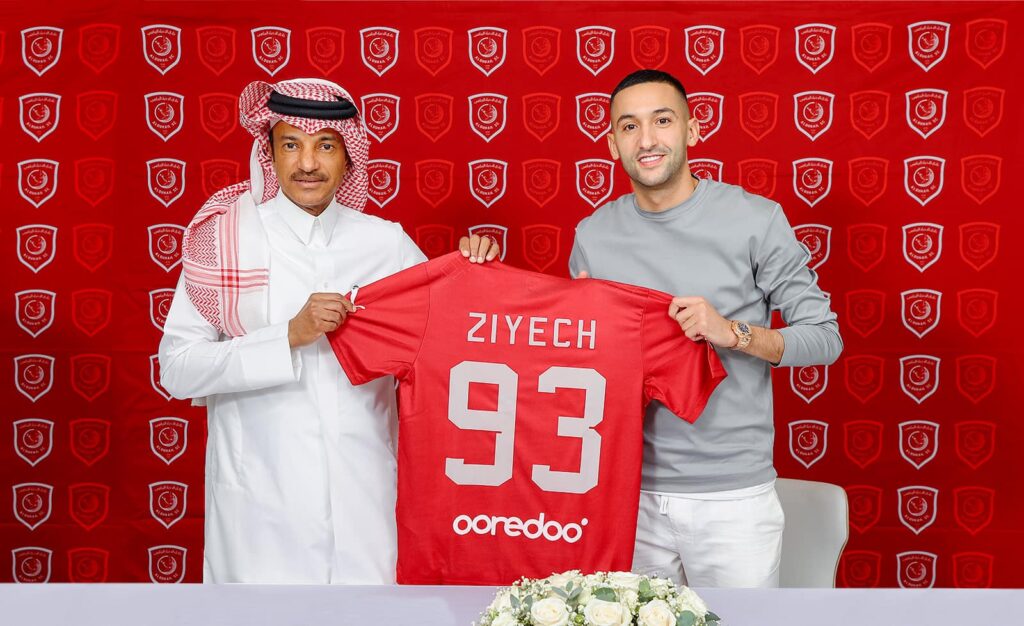 Hakim Ziyech completes move to Qatari club Al-Duhail