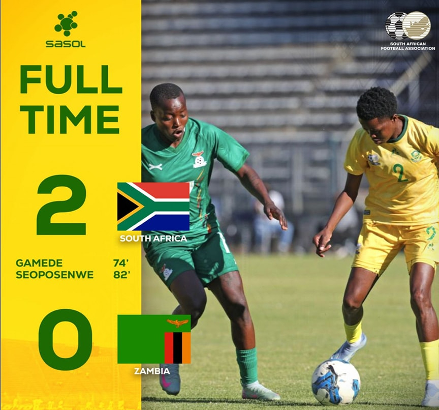 Banyana Banyana beat Zambia to win Three-Nations series