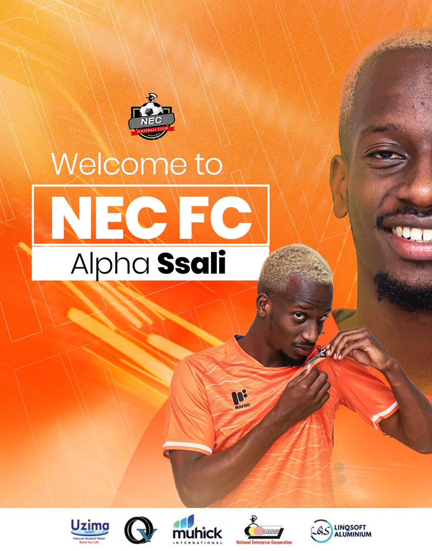 Uganda Premier League: NEC FC secure Alpha Ssali signature
