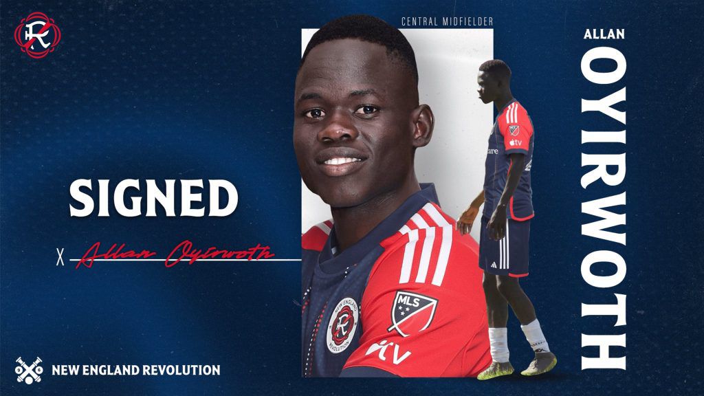 Ugandan prodigy Allan Oyirwoth joins New England Revolution on four-year deal