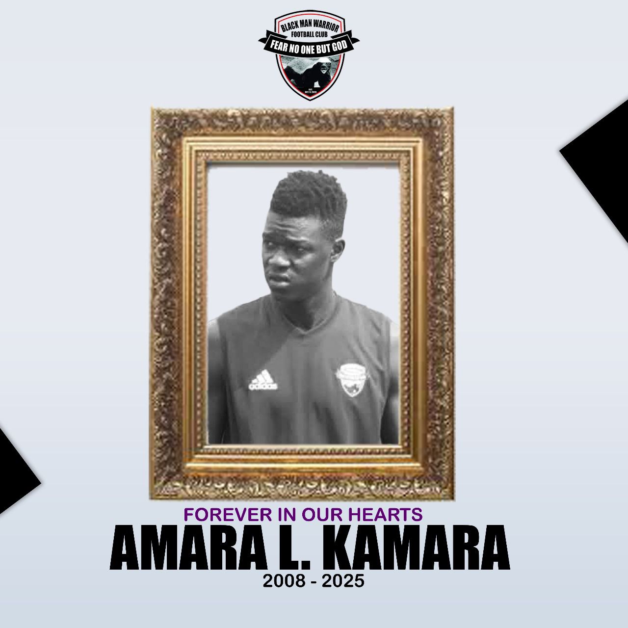 Liberian football community mourns passing of rising star Amara Kamara