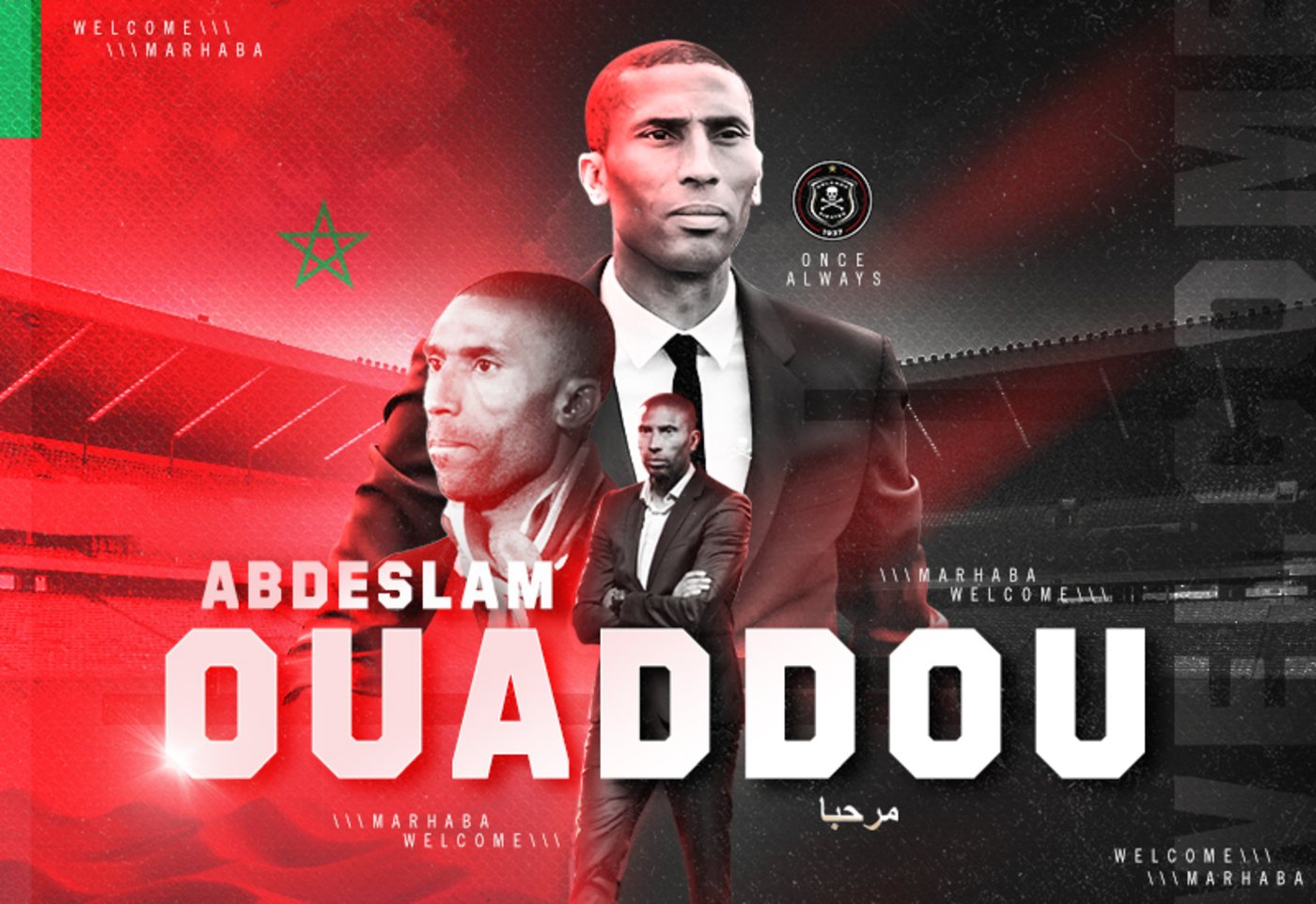 Orlando Pirates appoint Abdeslam Ouaddou as new head coach