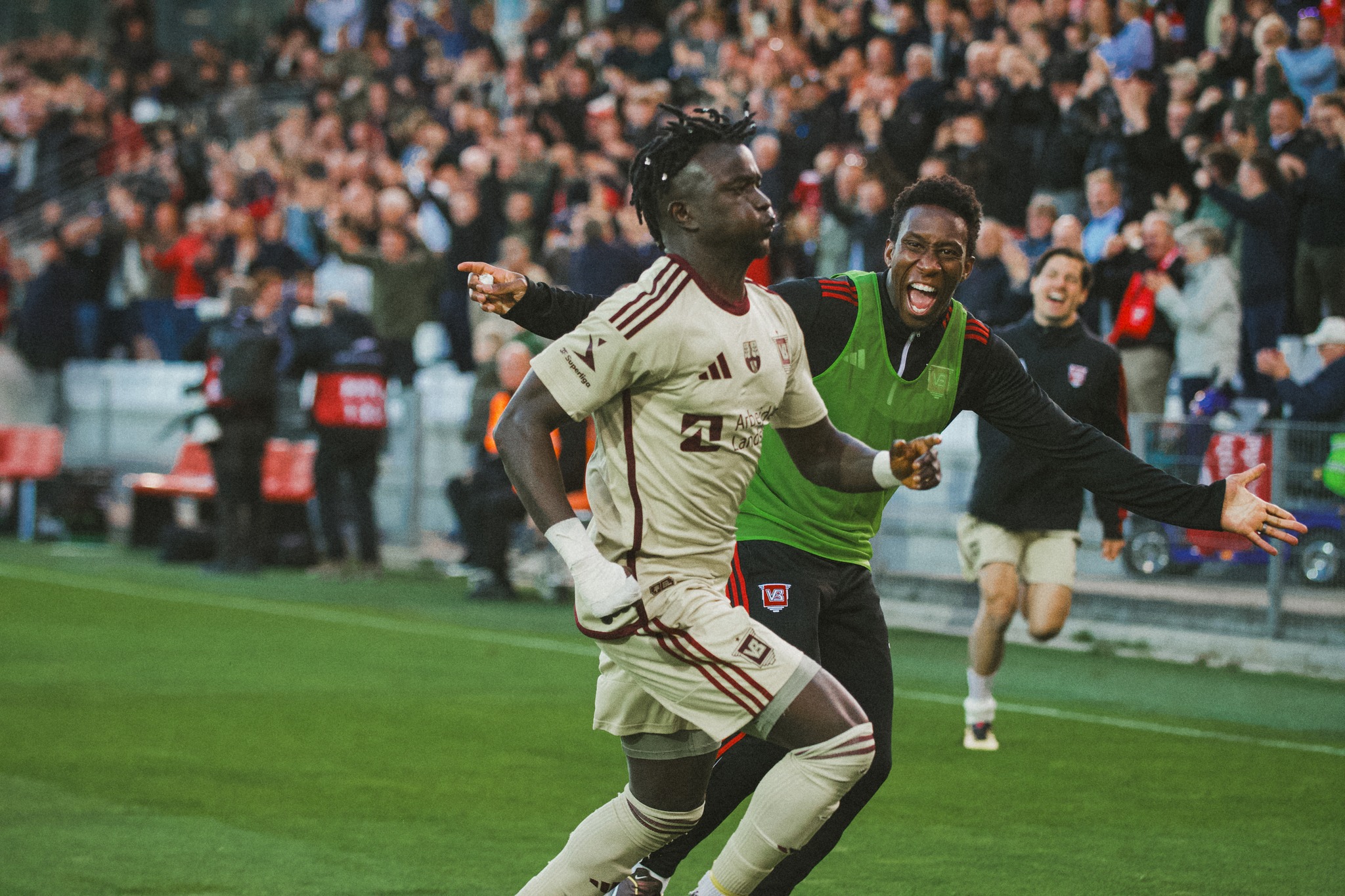 Musa Juwara: Gambia forward nets season’s third in Vejle’s win over Lyngby